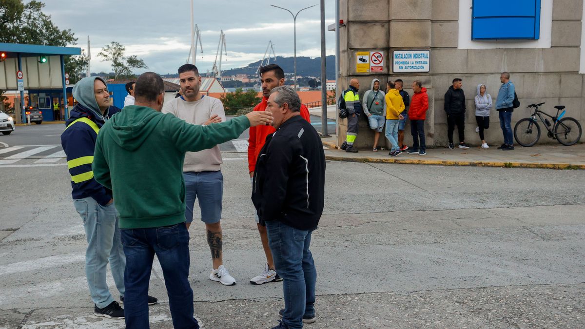 Sindicatos del astillero de Navantia Ferrol