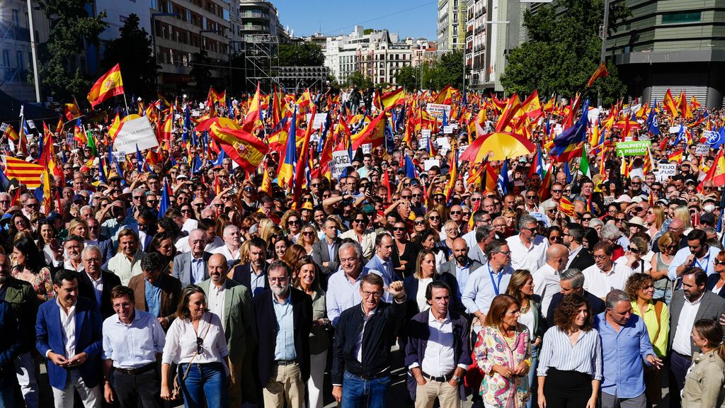 Manifestación del PP en Madrid