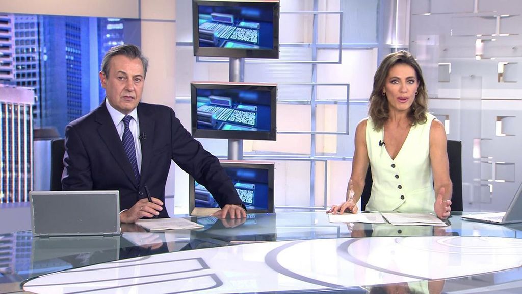 Con José Ribagorda y Ángeles Blanco Informativos Telecinco 2023 Noche 24/09/2023