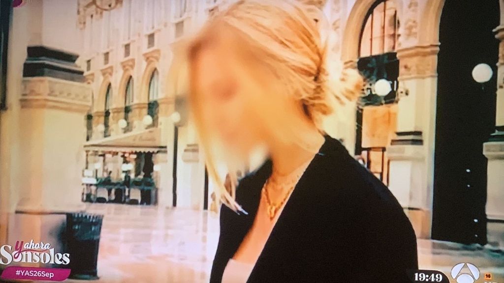 Alba Diéguez, en una imagen pixelada de sus redes sociales