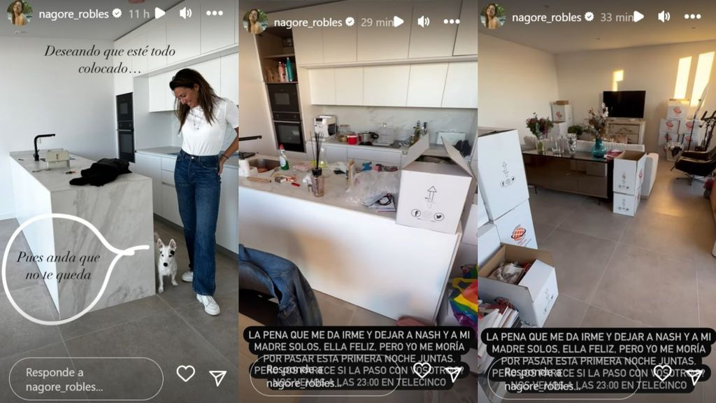 Así son la cocina y el salón de la nueva casa de Nagore Robles