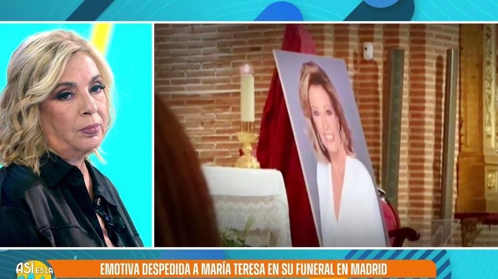 Carmen Borrego, tras el funeral de María Teresa Campos: "Desde donde esté lo verá, le habrá hecho descansar a gusto y bien”