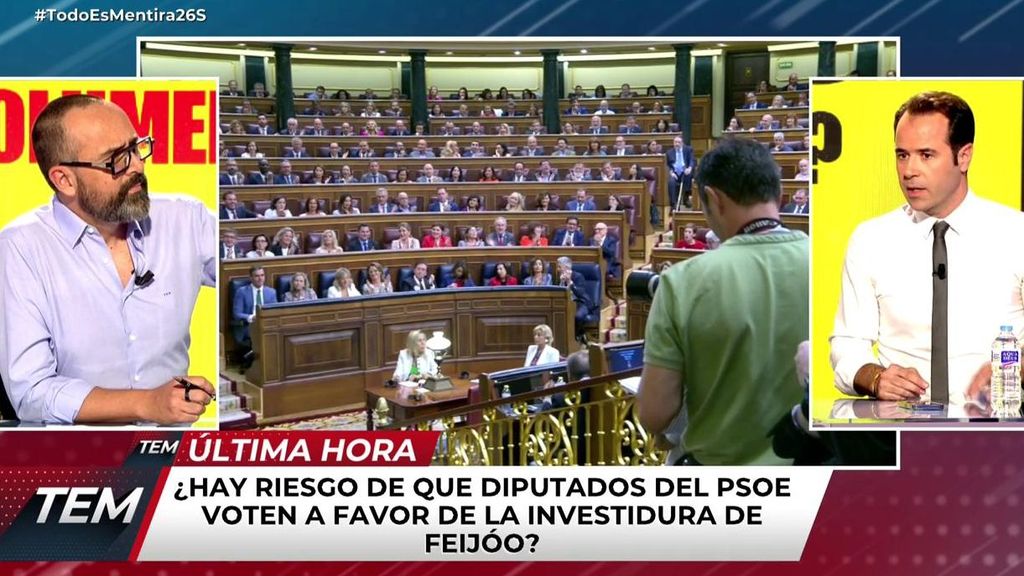 Javier Chicote habla alto y claro de la investidura de Alberto Núñez Feijóo: "Es un debate de investidura para estar en la oposición, no para ser presidente"