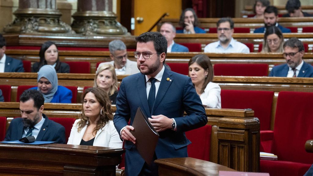 Pere Aragonès, en el Debate de Política General del Parlament