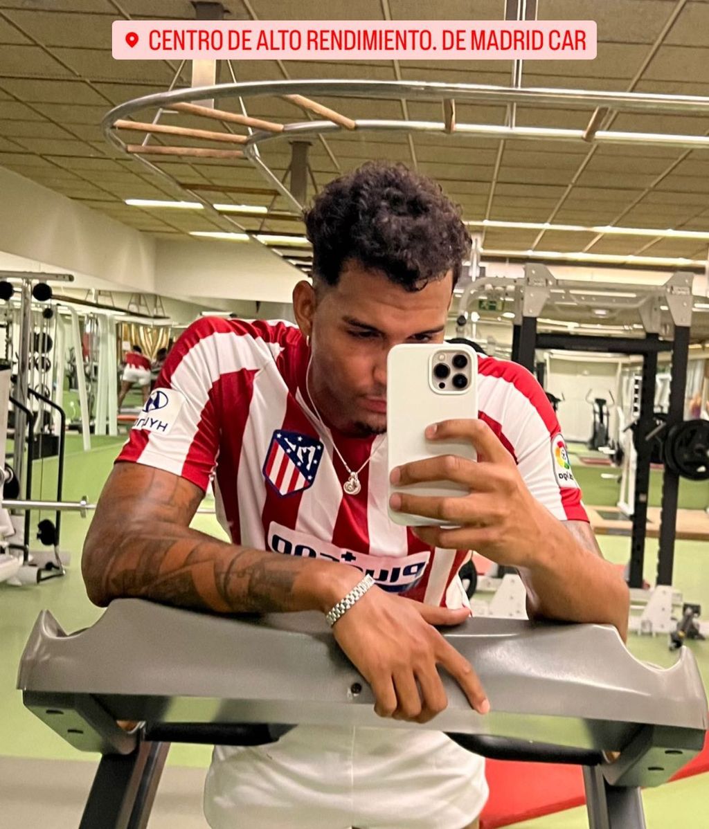 Yulen Pereira en el gimnasio tras reflexionar sobre el paso del tiempo