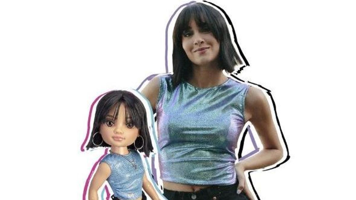 Aitana y su muñeca Nancy, a imagen y semejanza de la cantante.