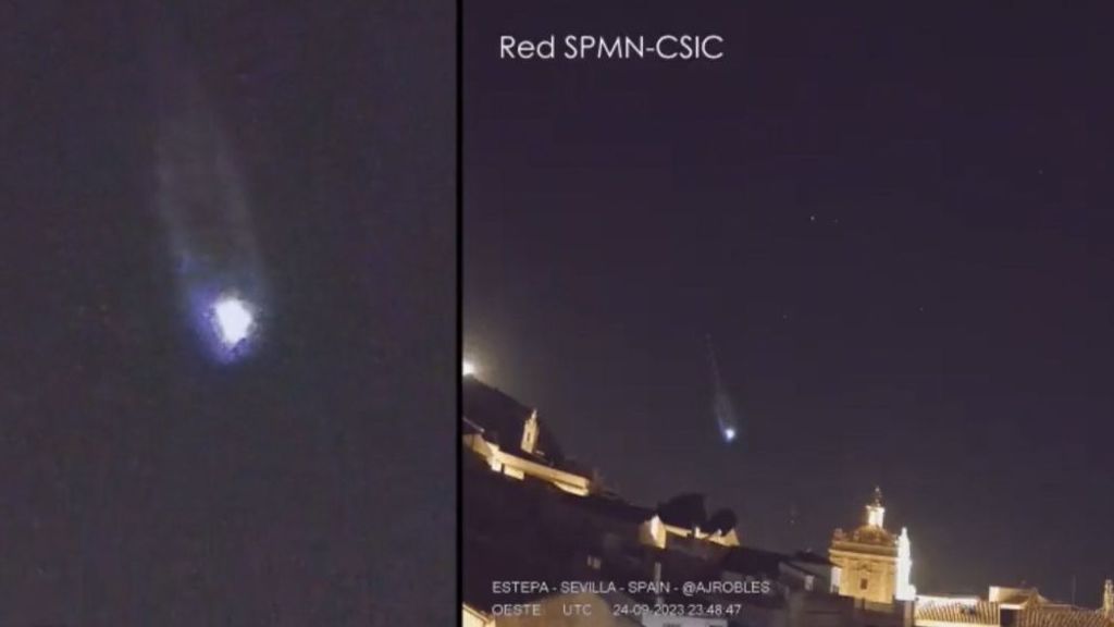 Asteroide visto desde Sevilla