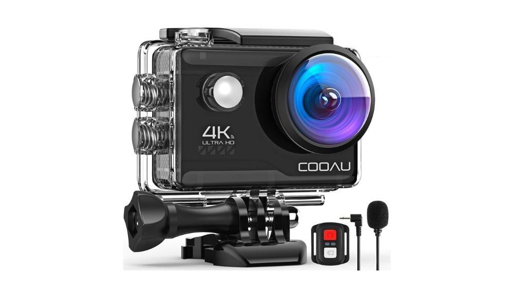 Cámara deportiva COOAU de 20 MP