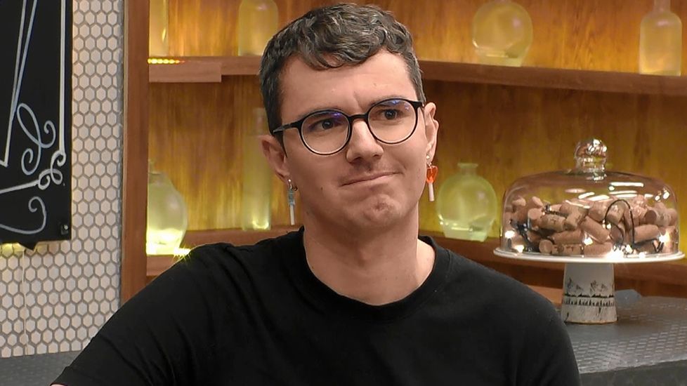 Aitor durante su cita en 'First Dates'