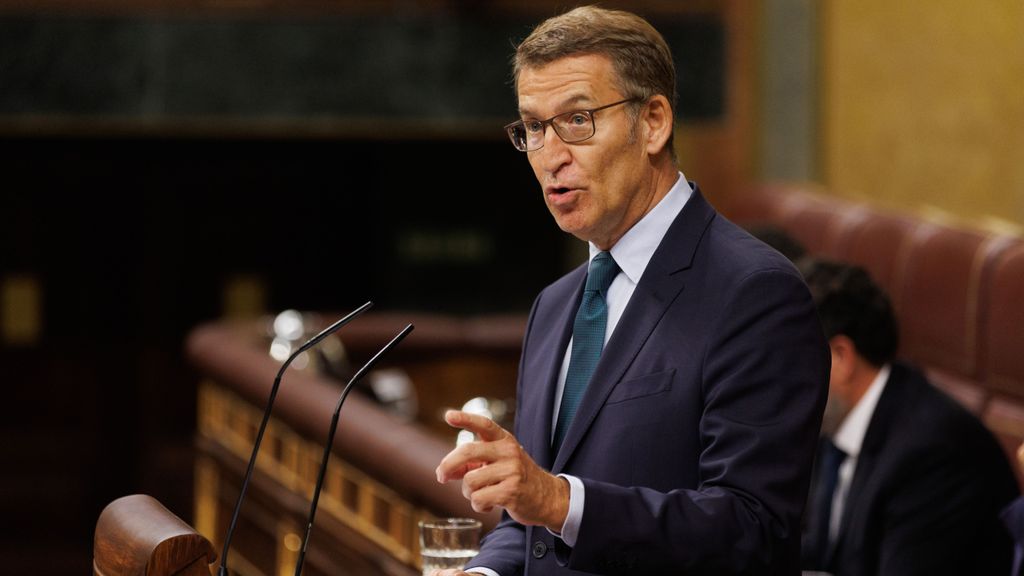 El candidato del PP, Alberto Núñez Feijóo