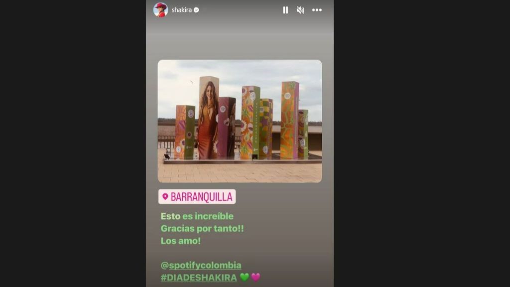 El mural de Shakira en Barranquilla