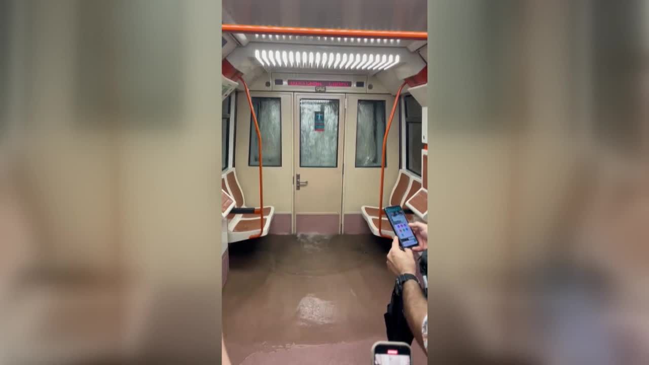 La DANA inunda el Metro de Madrid: multitud de incidencias afectan a los trenes