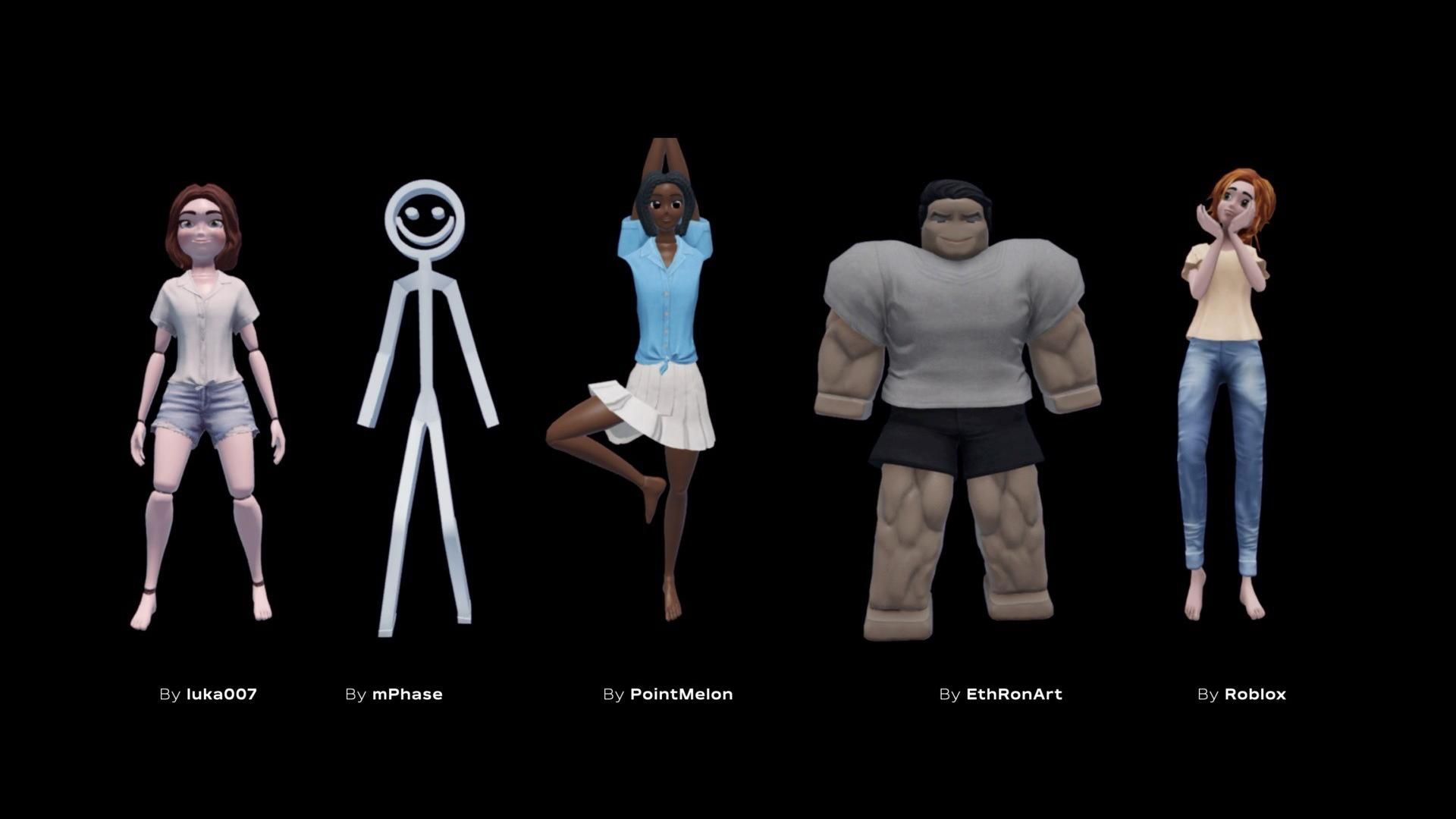 Creación de avatares de Roblox