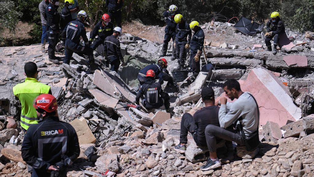 Así viven los efectivos de rescate españoles las réplicas del terremoto de Marruecos