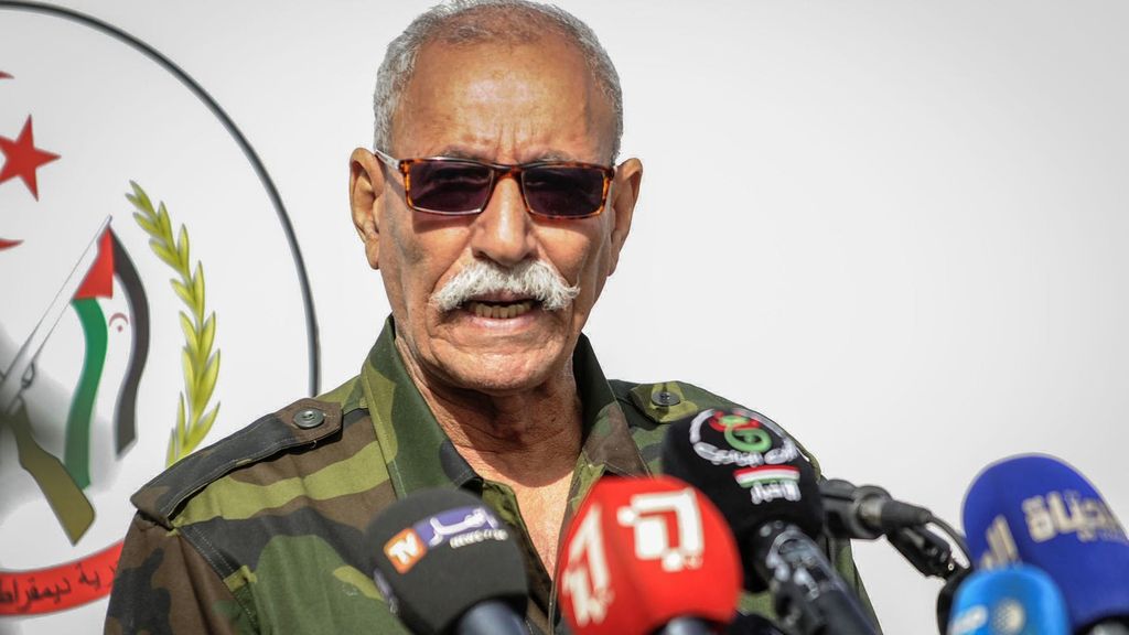 Archivo - El líder del Frente Polisario Brahim Ghali