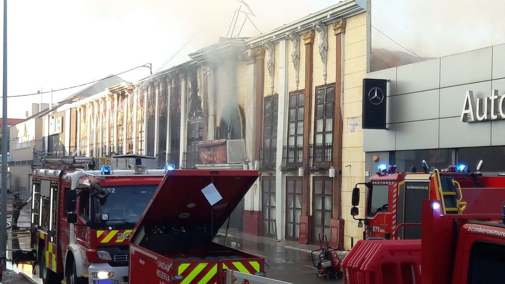 La discoteca Teatre tras el incendio