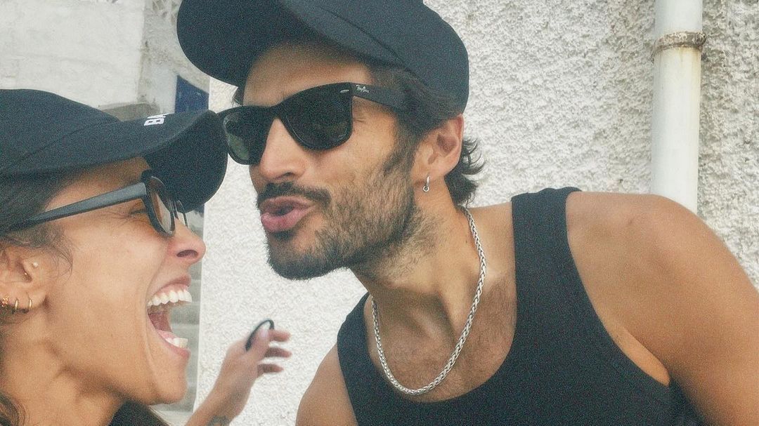 Lorena Castell y Rubén Bernal, durante sus vacaciones