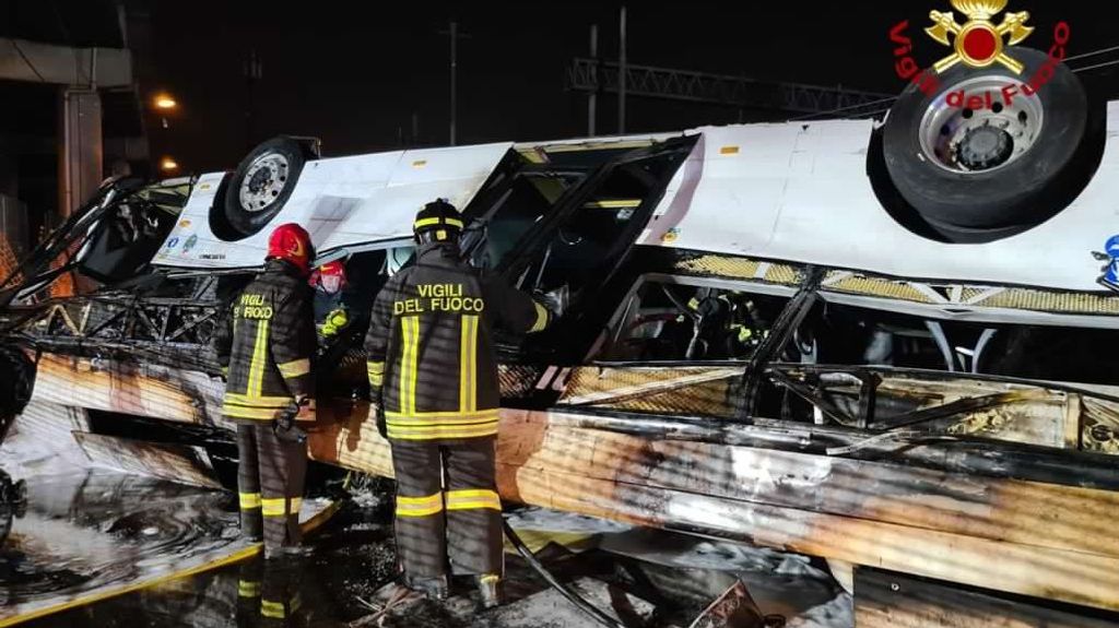 Una enfermedad del conductor del autobús de Venecia, posible causa del accidente con 21 muertos