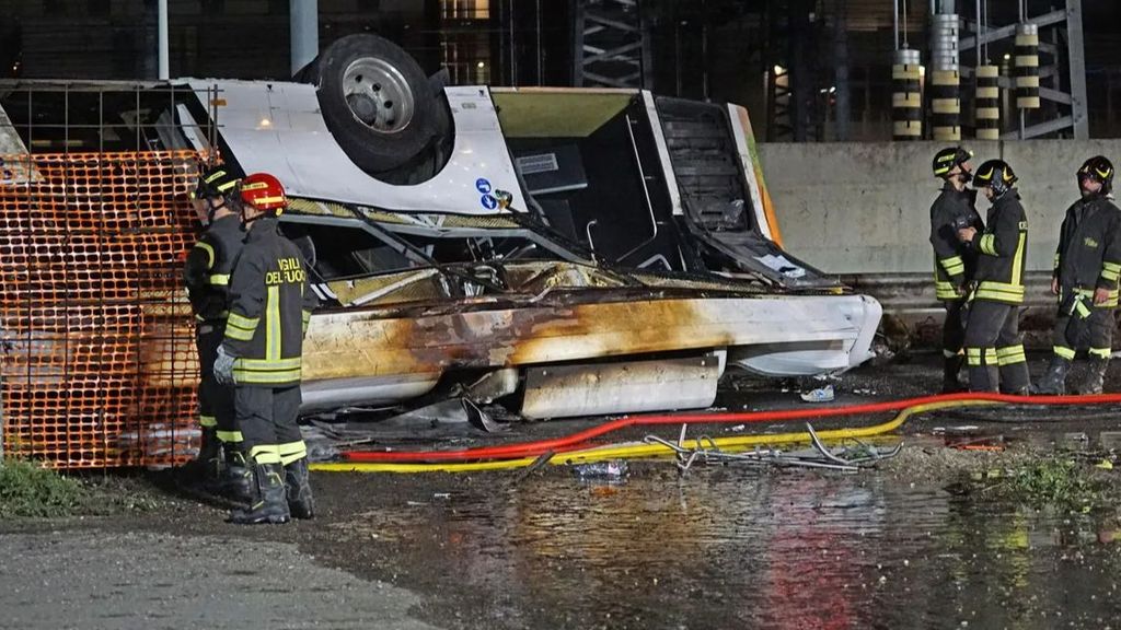 En el autobús de Venecia viajaban dos españoles que están heridos