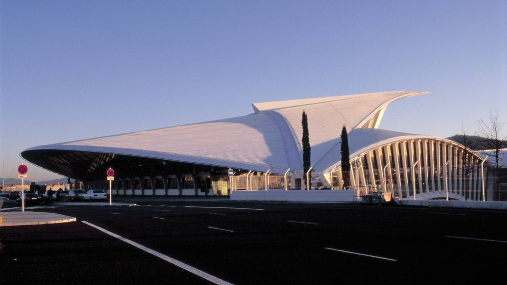 Aeropuerto de Bilbao, con firma de Calatrava