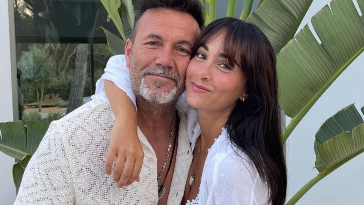 Aitana Ocaña y su padre, Cosme