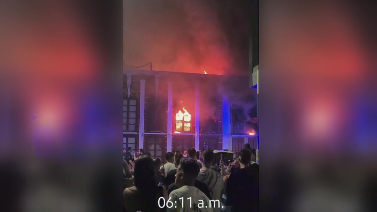 Así fueron los primeros instantes del fuego en las discotecas de Murcia