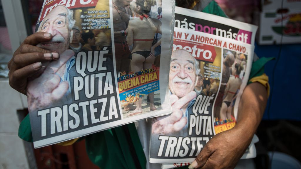 Así se contó en la prensa la muerte de García Márquez