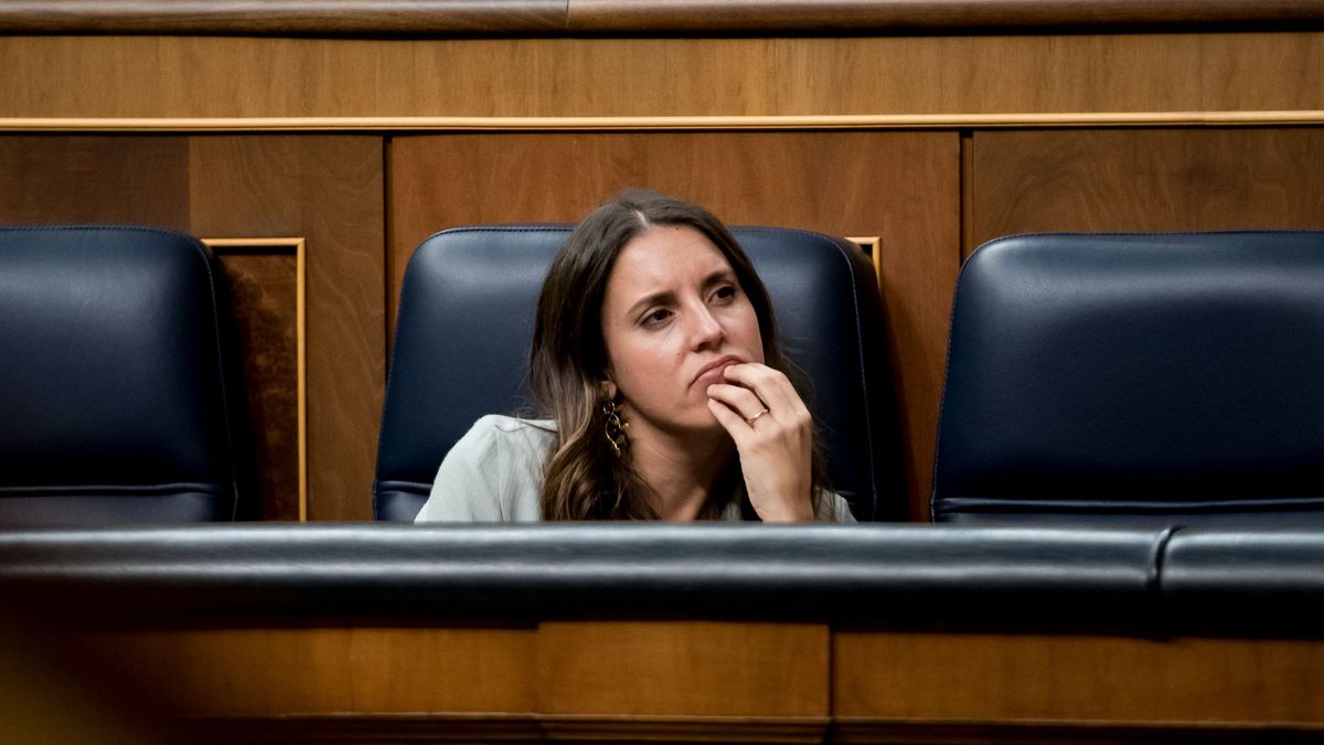 La ministra de Igualdad en funciones, Irene Montero, en el Congreso de los Diputados