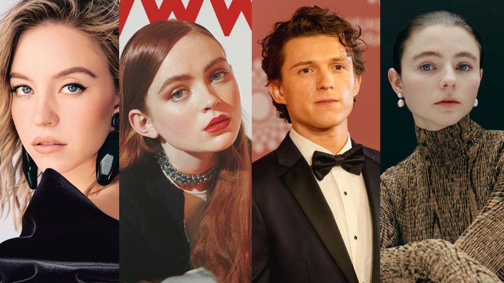 Sidney Sweeney, Sadie Sink, Tom Holland y Thomasin McKenzie