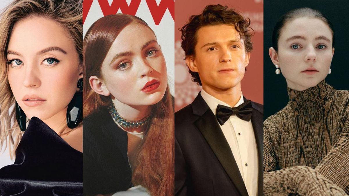 Sidney Sweeney, Sadie Sink, Tom Holland y Thomasin McKenzie