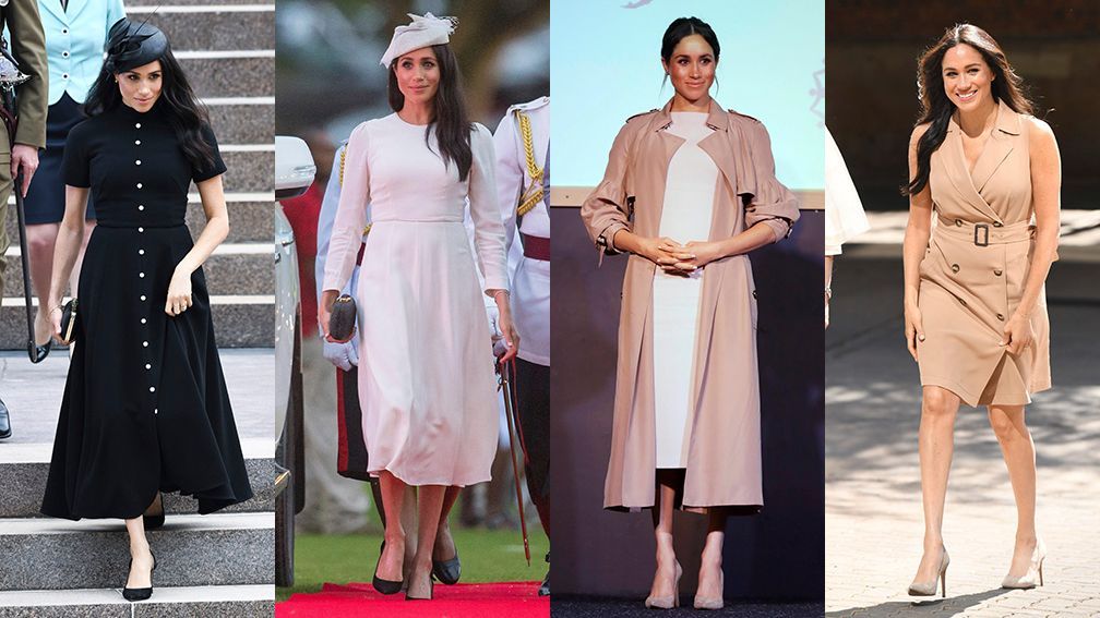 Varios looks de Meghan Markle
