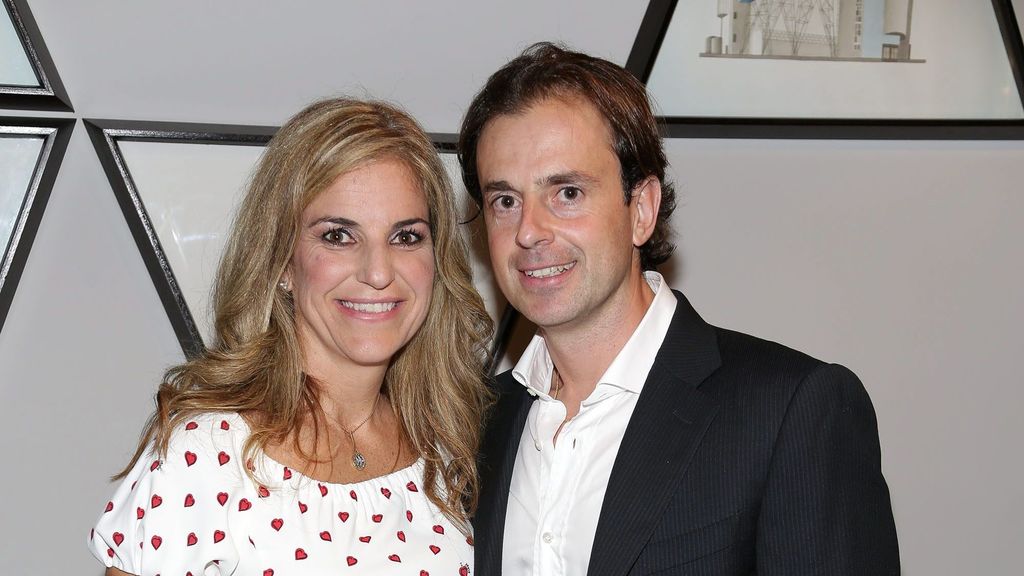 Arantxa Sánchez Vicario y su segundo marido, Josep Santacana