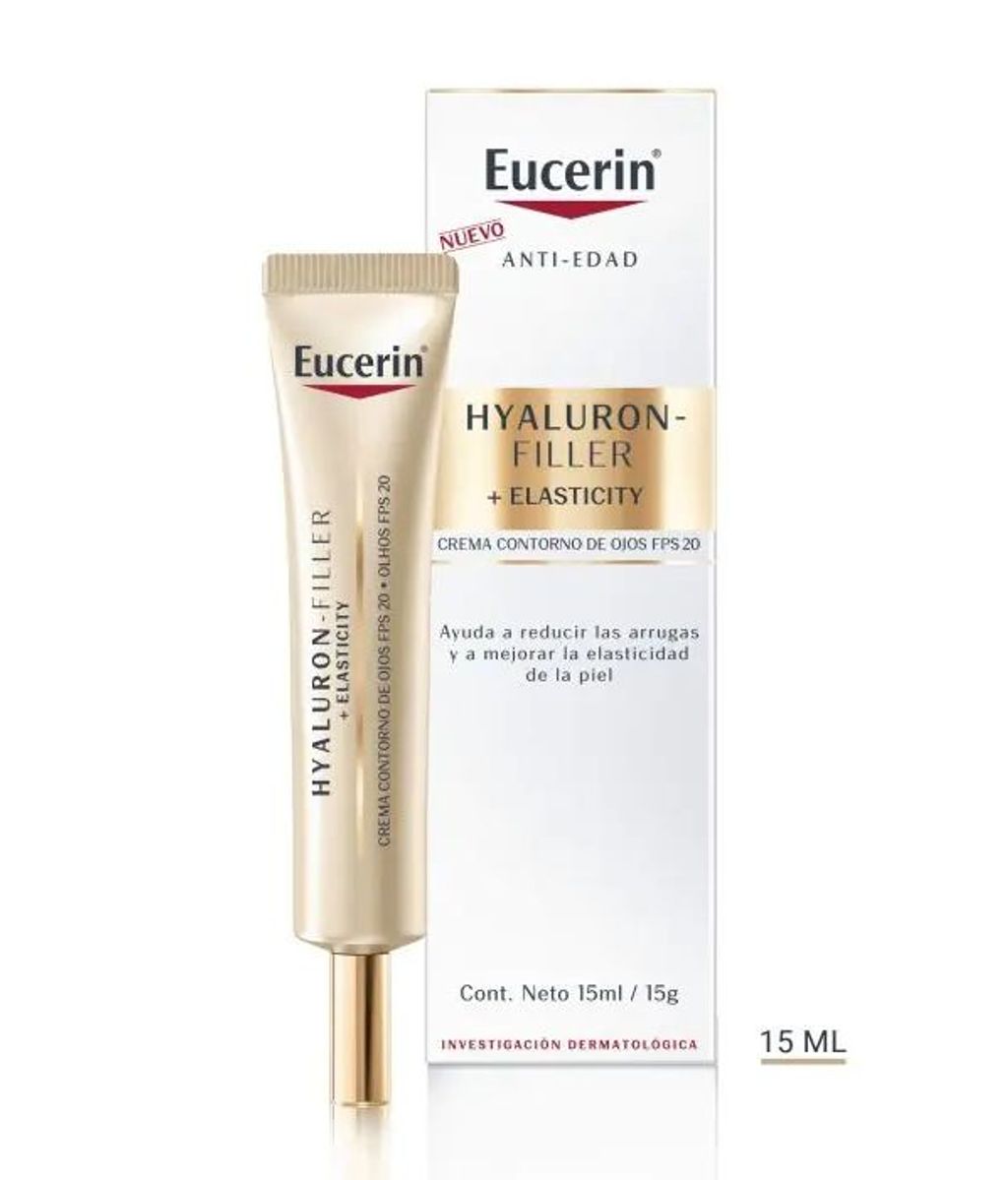 Hyaluron-Filler + Elasticity Contorno de Ojos FPS 15 de Eucerin