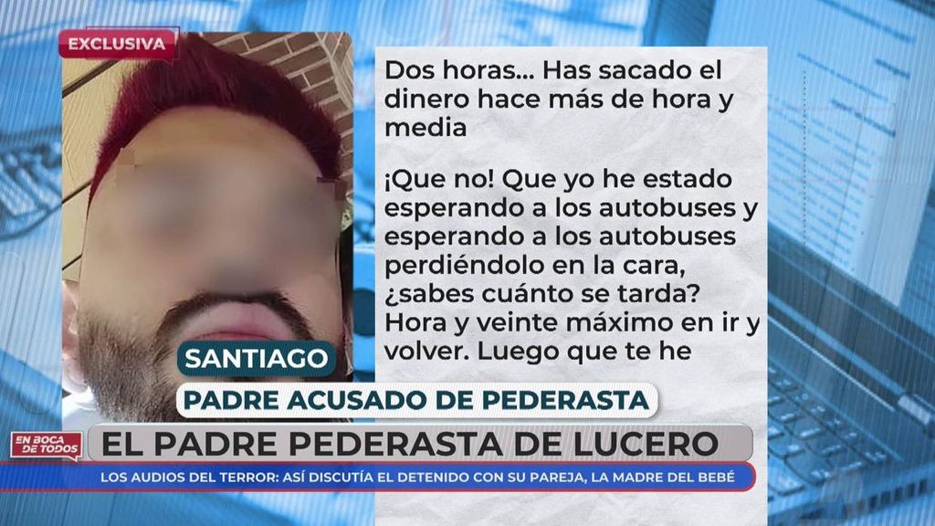 Los terroríficos audios del 'pederasta de Lucero' con la madre de su bebé