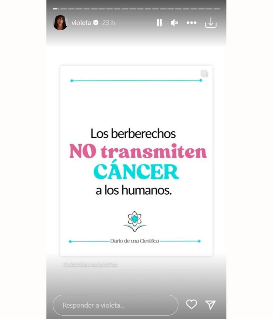 Violeta Mangriñán se pronuncia sobre la transmisión del cáncer de berberechos a humanos
