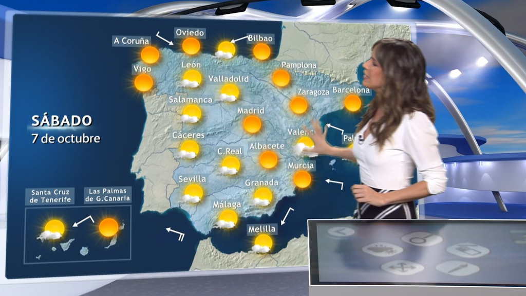 El pronóstico del tiempo con Carmen Corazzini