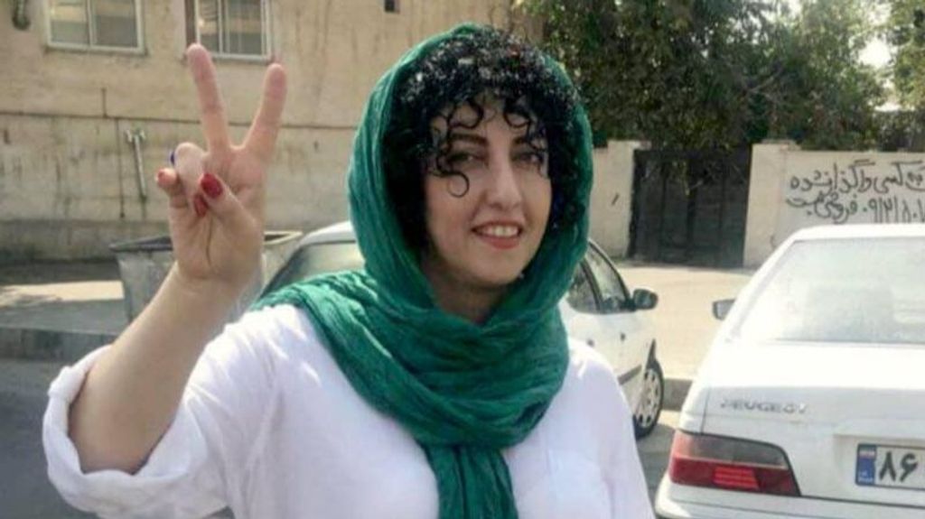 Narges Mohammadi, activista iraní encarcelada, la ganadora del Premio Nobel de la Paz 2023