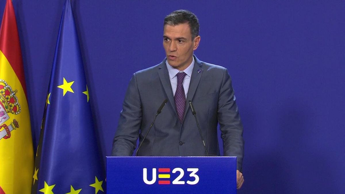 Pedro Sánchez pronuncia la palabra amnistía en la rueda de prensa de la UE
