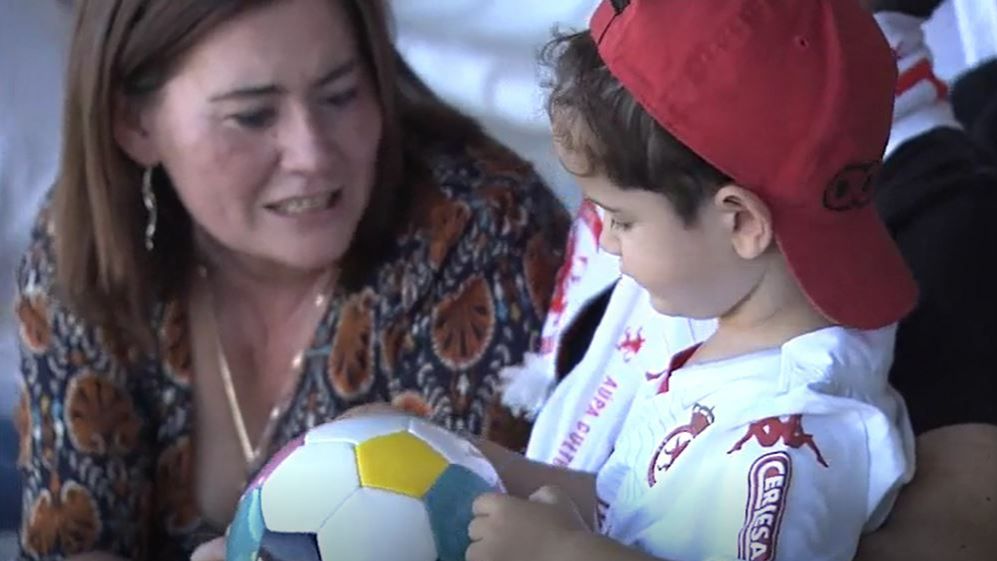 La particular lucha de Darío, el enfermo más joven en España de Fibrodisplasia Osificante Progresiva