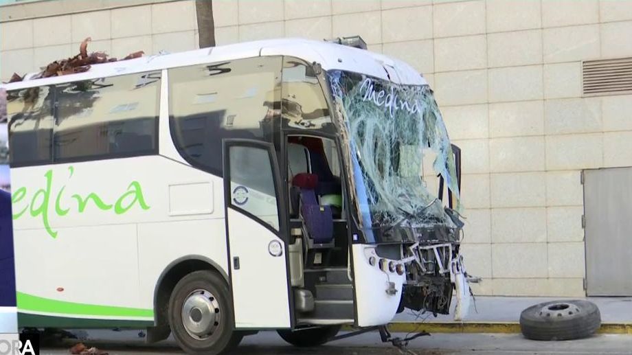 Así ha quedado el autobús