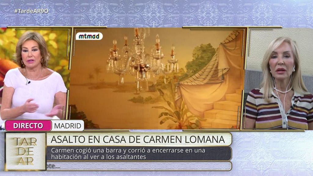 Asaltan la casa de Carmen Lomana con ella dentro: "Doy gracias a la vida por estar bien"