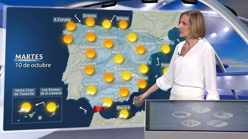 La previsión del tiempo con Rosalía Fernández