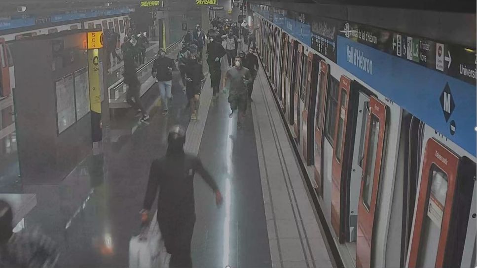 Ataque grafitero en Barcelona