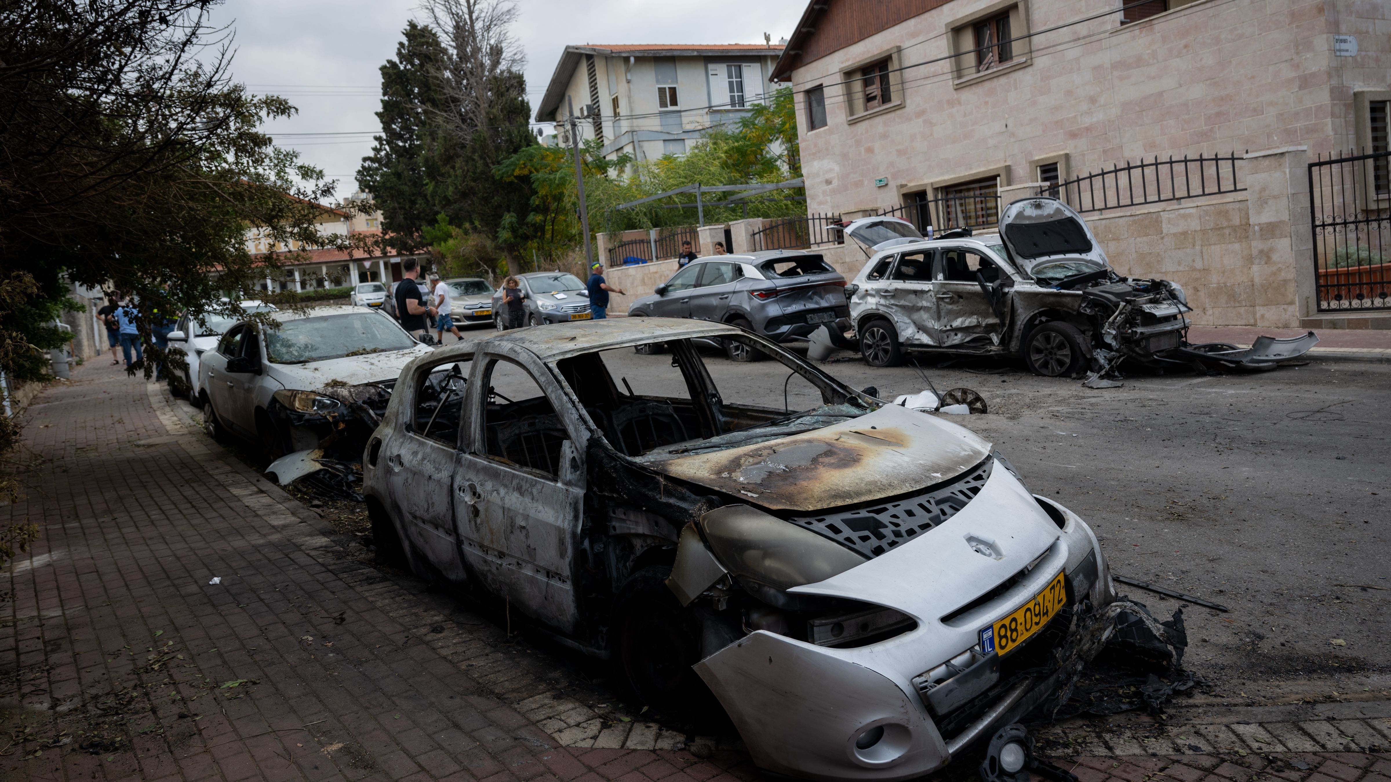Calles arrasadas en Ashkelon