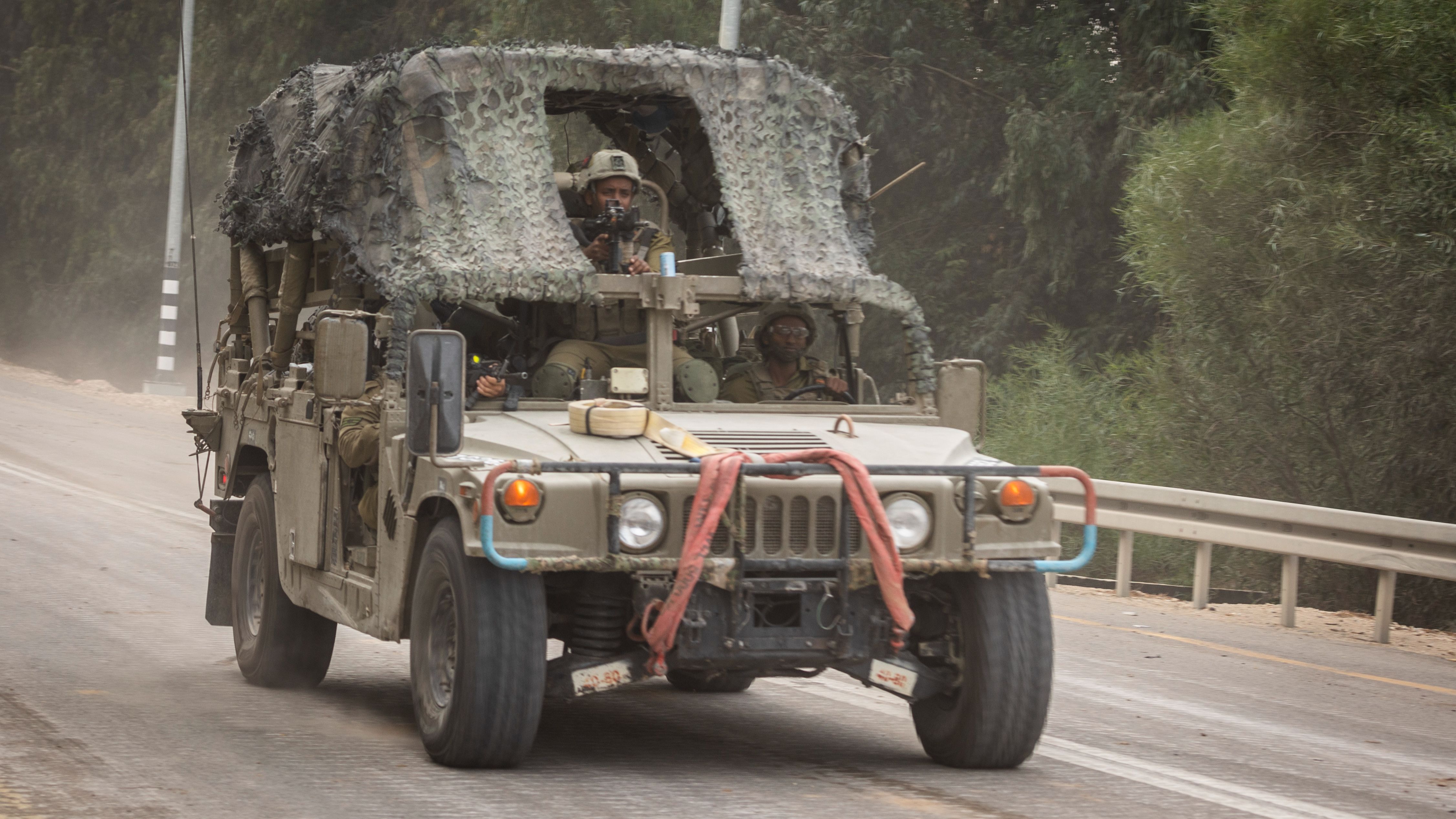 Soldados israelíes en Gaza