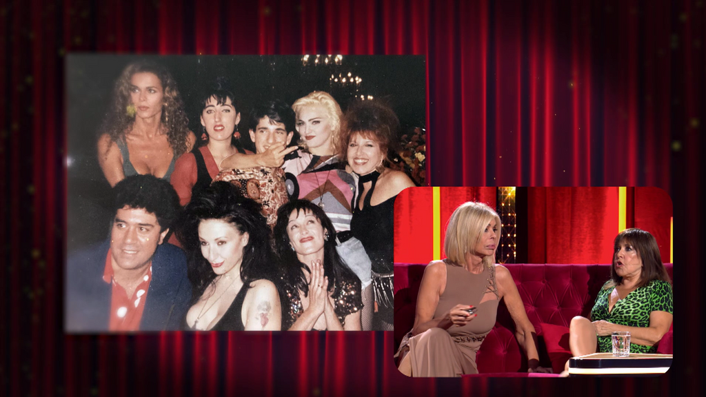 Bibiana Fernández y Loles León reviven sus mayores noches de fiesta con Jane Fonda y Madonna