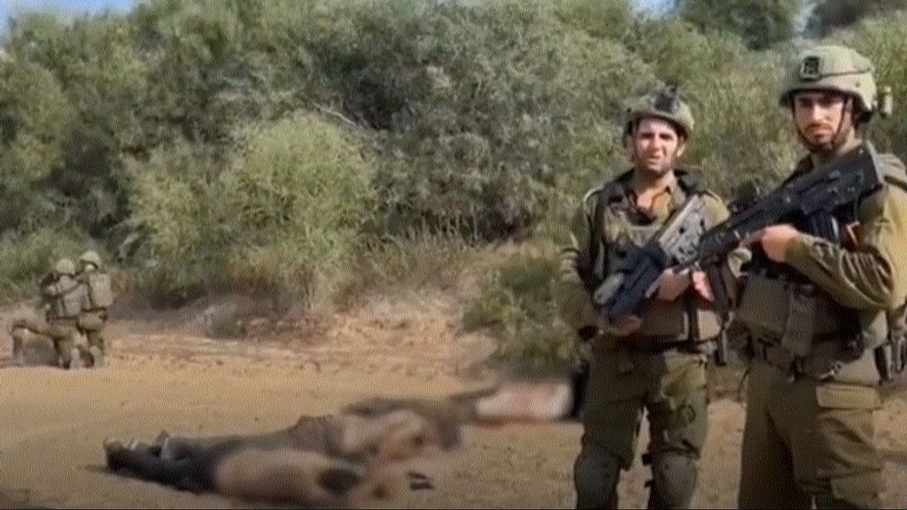 La ejecución a sangre fría de terroristas de Hamás a manos de soldados israelíes