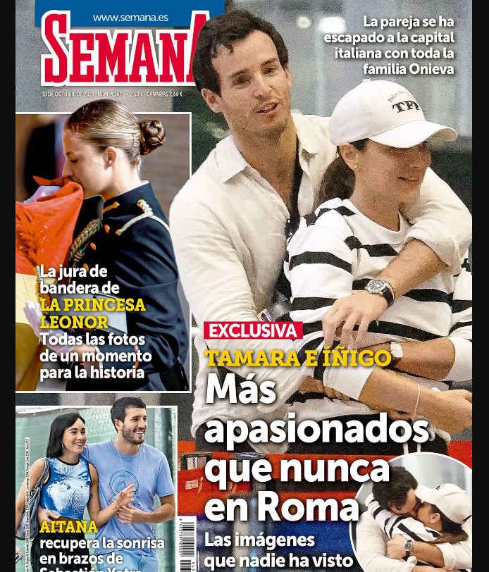 Revistas Del Corazón: Tamara Falcó Y Aitana, Protagonistas De Las Portadas