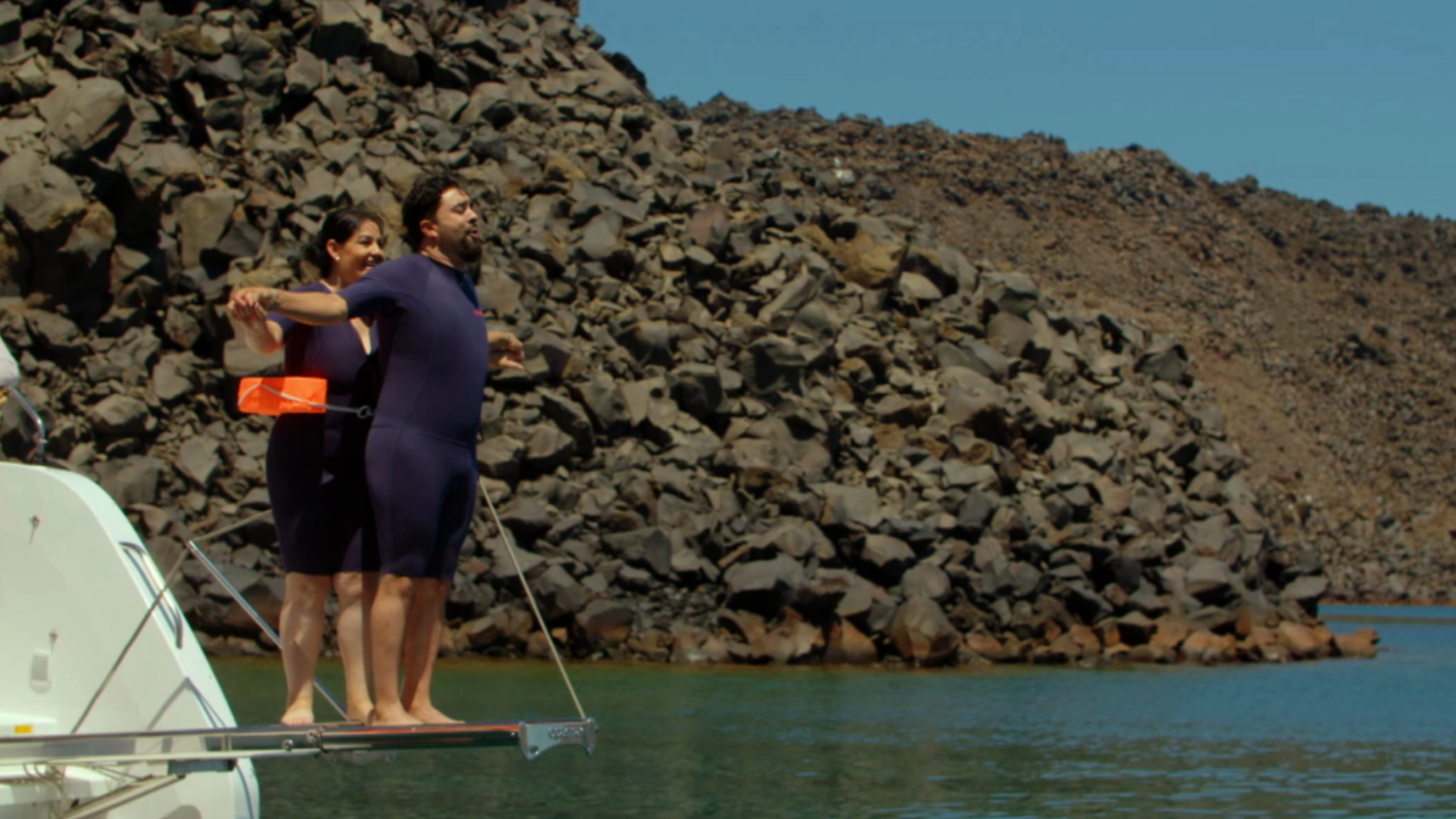 El momentazo en el yate de Marisol y Dani