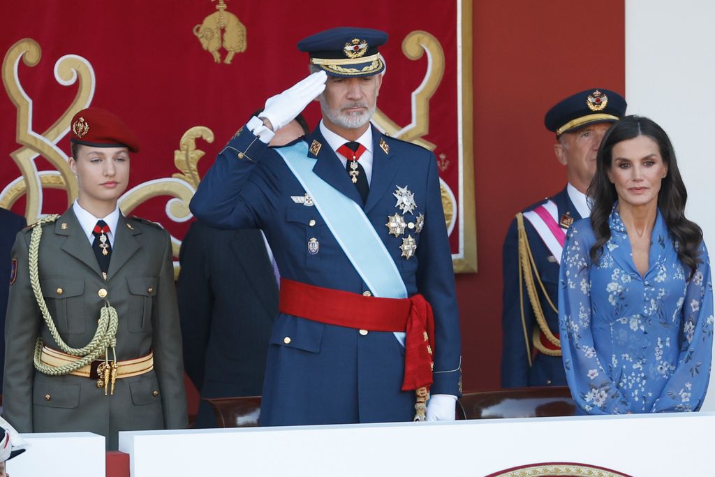 Desfile del Día de la Fiesta Nacional en Madrid, en imágenes